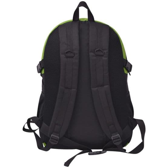 Vandringsryggsäck 40 L Svart Och Grön