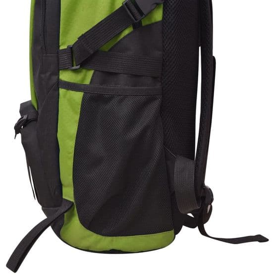 Vandringsryggsäck 40 L Svart Och Grön