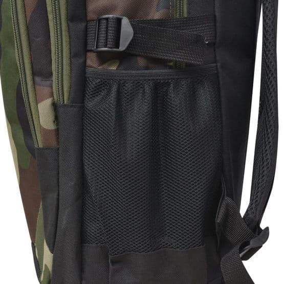 Skolryggsäck 40 L Svart Och Kamouflage