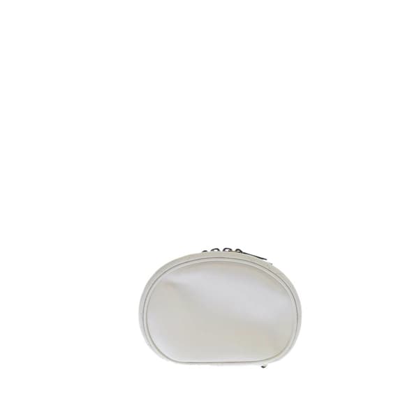 Pre-owned Gucci Mini GG Marmont Matelasse Leather Round Backpack White