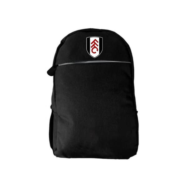 Fulham FC Childrens/Kids Crest Backpack Black One Size