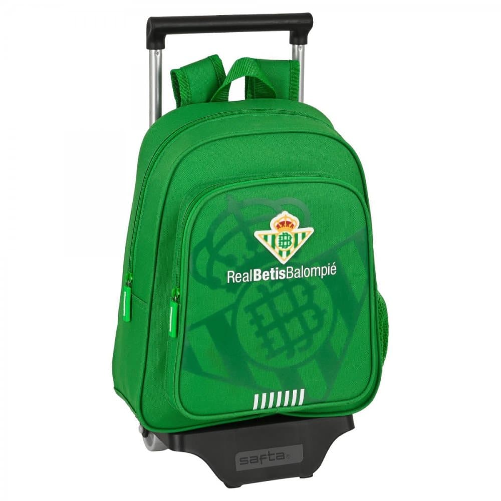 Skolväska med hjul Real Betis Balompié (28 x 10 x 67 cm)