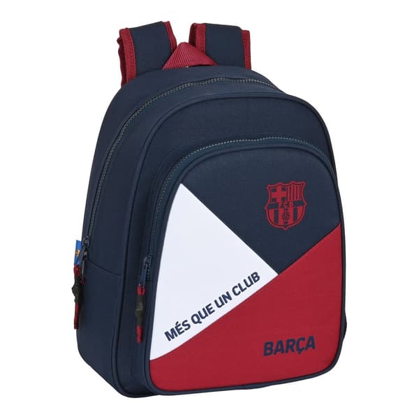 Skolebag F.C. Barcelona Blå Rødbrun (27 x 33 x 10 cm)
