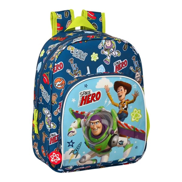 Skoletaske Toy Story Space Hero Marineblå Lysegrøn (28 x 34 x 10 cm)