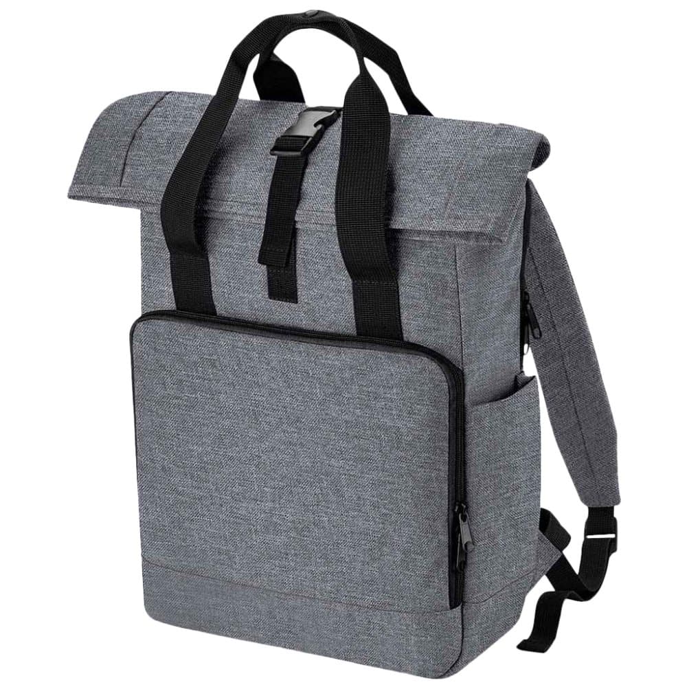 Bagbase Roll Top Recycled Twin Handle Laptop Ryggsäck för bärbar dator