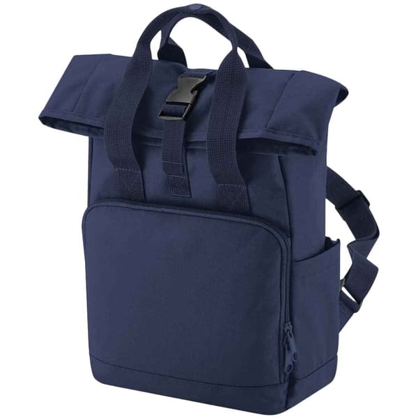 Bagbase Unisex rygsæk til voksne Mini Recycled Twin Handle med dobbelt håndtag
