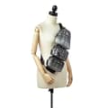 Miniatyrbild 8 av 9: Pre-owned MCM Visetos Coated Canvas Triple Sling Bag Black