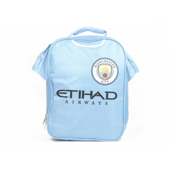 Manchester City FC Official Football Kit Lunch Bag Light Blue One Size