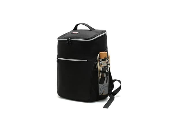 20L fleksibel kjøleryggsekk med Extra Space Black