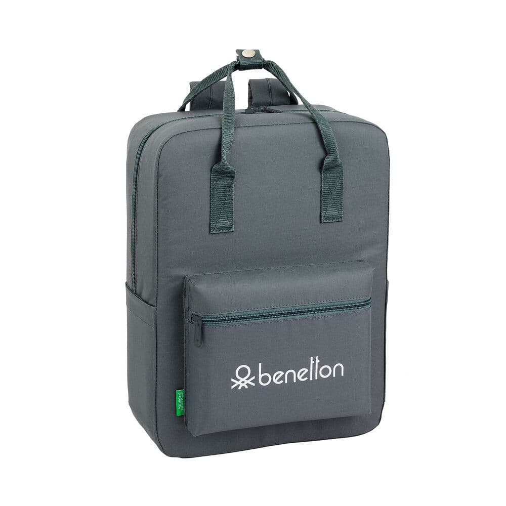 Ryggsäck Benetton UCB Grå Med handtag (27 x 38 x 13 cm)