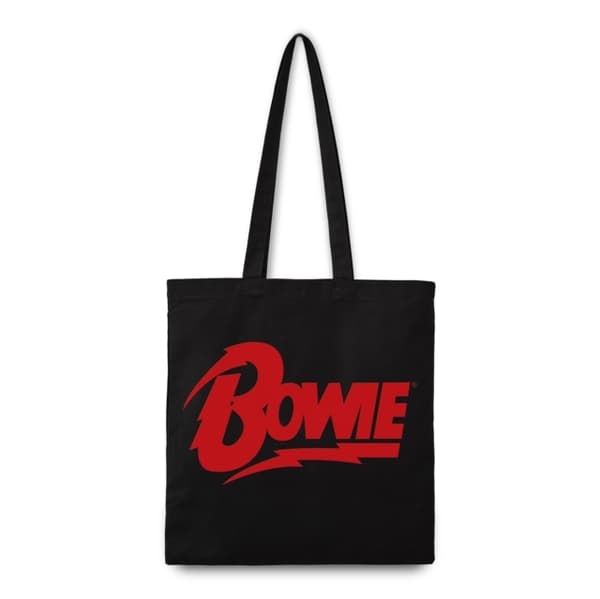 David Bowie: Quality Canvas Tote Bag - Logo