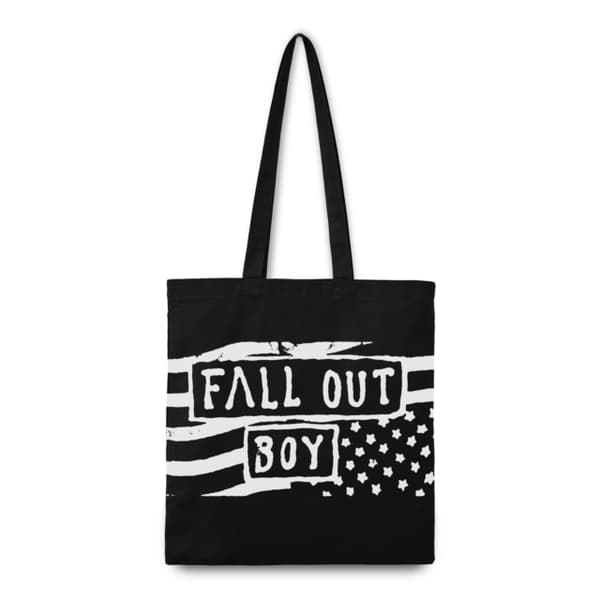 Shopping bag: Fall Out Boy - Quality Canvas Tote Bag - Flag