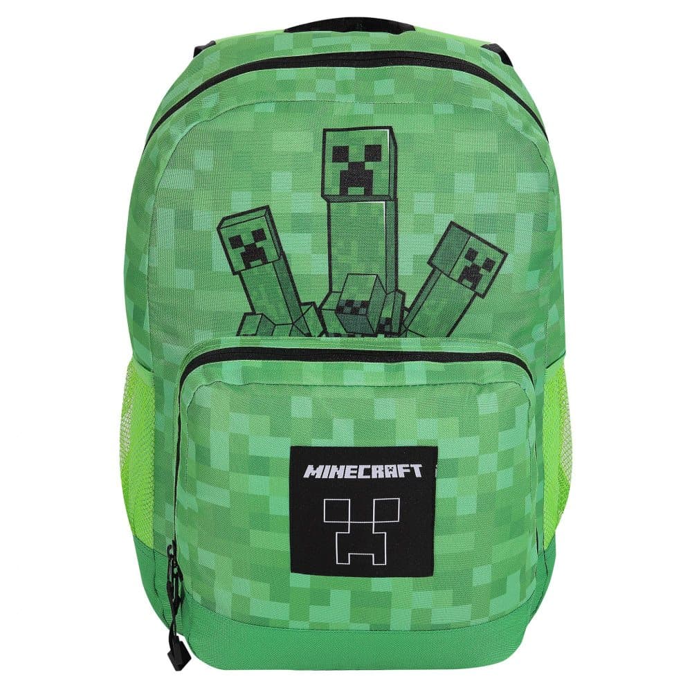 Minecraft Barn/Kids Three Creepers Pixel Ryggsäck