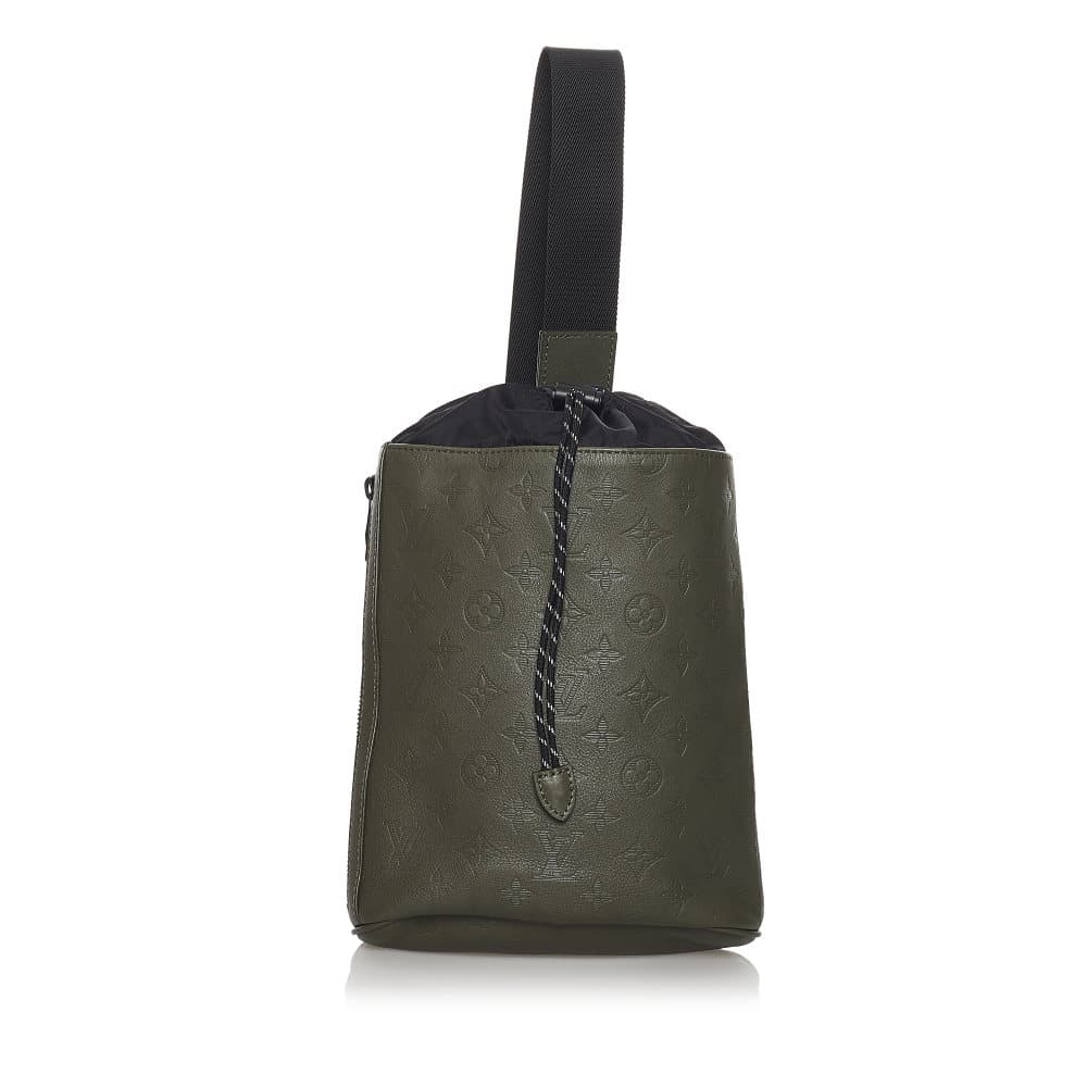 Pre-owned Louis Vuitton Monogram Chalk Sling Bag Green
