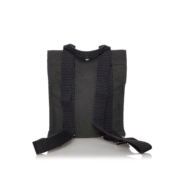 Pre-owned Hermes Herline MM Backpack Gray