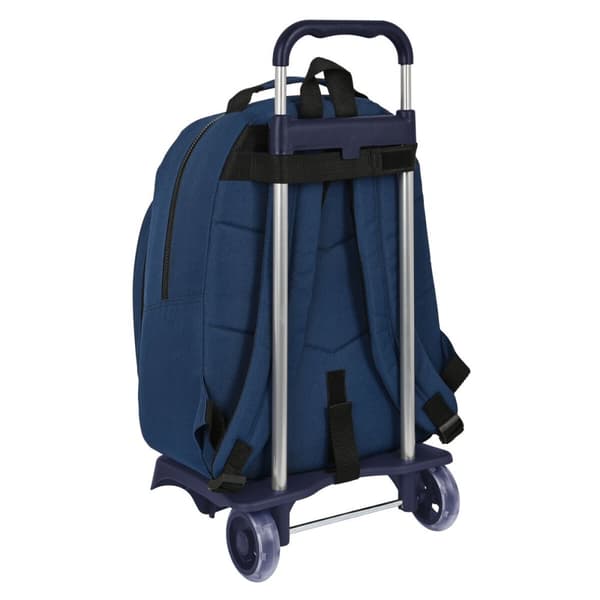 Skoleryggsekk med Hjul BlackFit8 Urban Svart Marineblå (32 x 42 x 15 cm)