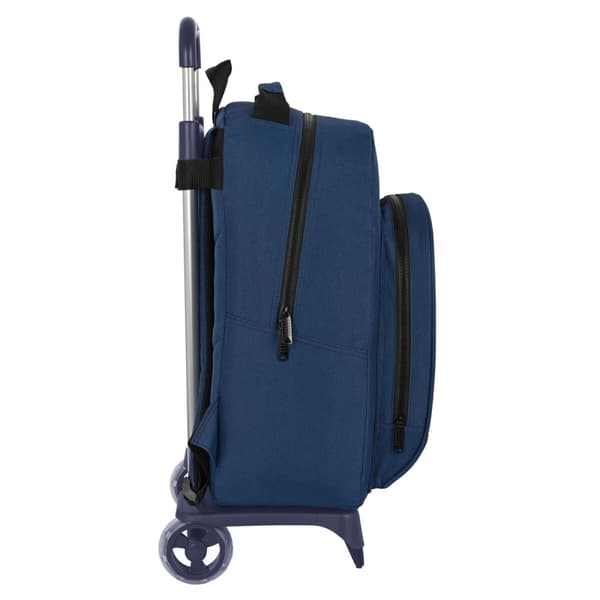 Skoleryggsekk med Hjul BlackFit8 Urban Svart Marineblå (32 x 42 x 15 cm)