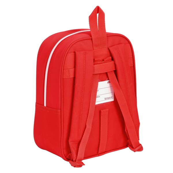 Skolebag Sevilla Fútbol Club Rød 22 x 27 x 10 cm