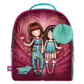 Miniatyrbilde 1 av 2: Skolebag Gorjuss Fireworks Rødbrun 20 x 22 x 10 cm