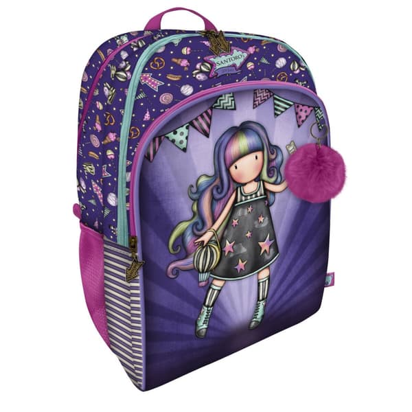 Skolebag Gorjuss Up and away Lilla 34.5 x 43.5 x 22 cm