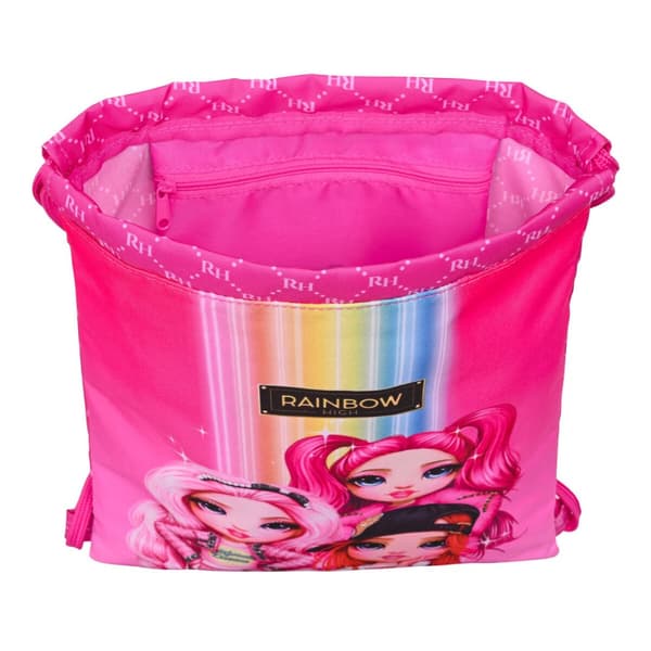 Ryggsäck till barn Rainbow High Fuchsia 26 x 34 x 1 cm