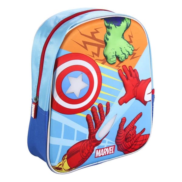 Avengers 3D ryggsekk 31 cm med belysning veske skolesekk hulk
