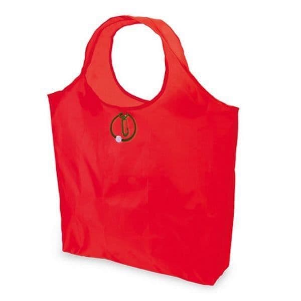 Vikbar väska i polyester (42,5 x 38 x 7 cm) - Färg på tygväska - Orange