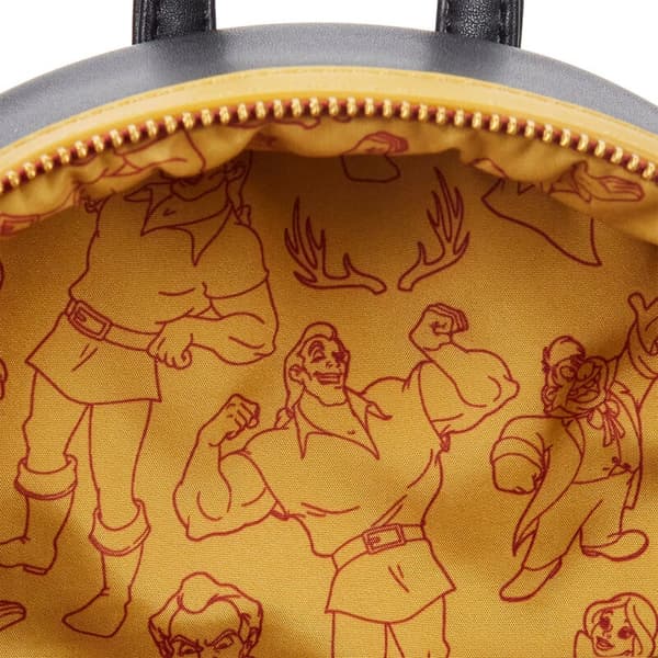Loungefly  Disney Beauty and the Beast Villains Gaston Scene backpack 26cm