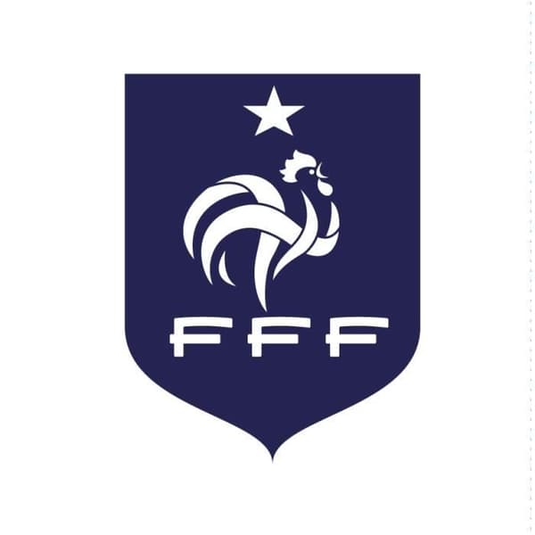 Blå ryggsäck Franska fotbollsförbundet FFF - Framficka - Mått: 39 x 30 x 22 cm