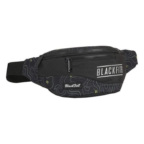 BlackFit8 Topography Bum Bag Svart Grön - - - BlackFit8