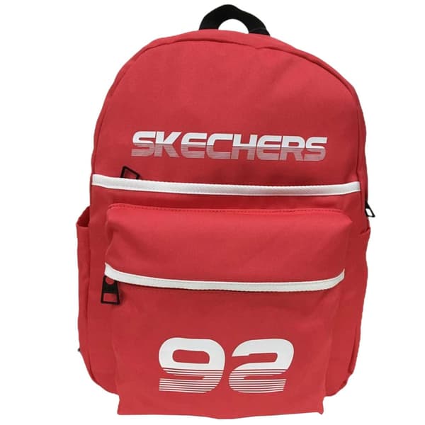 Skechers Downtown Backpack S979-02, Unisex, Ryggsäck, röd