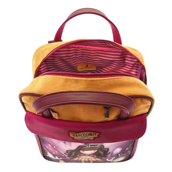 Ryggsekk Gorjuss Just one second Laksefarget (27 x 10 x 37 cm)