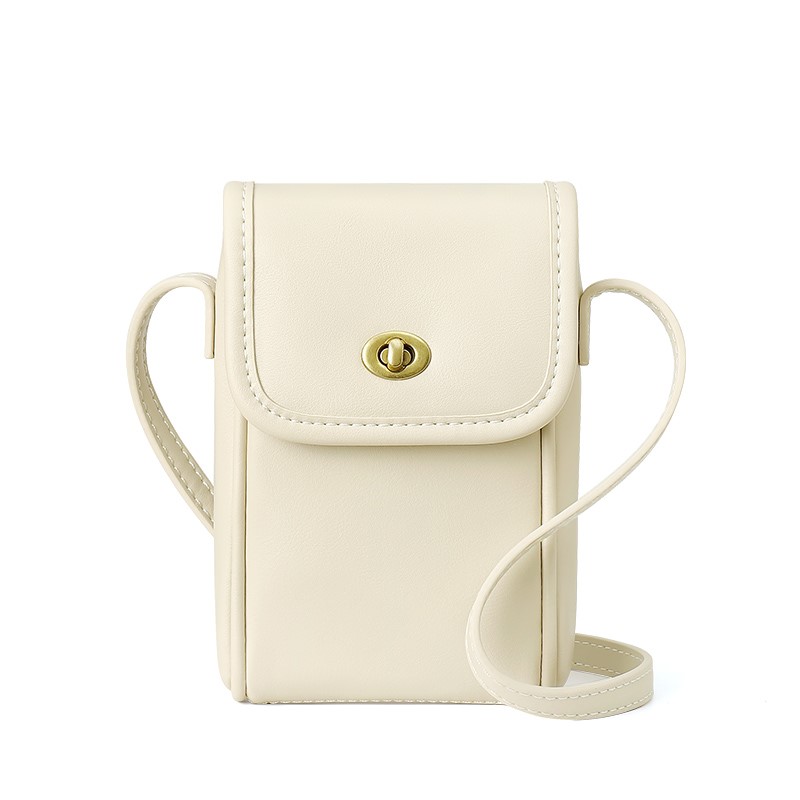 Mini Crossbody mobiltelefonväska Vit