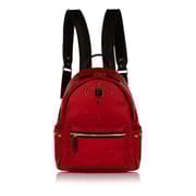 Pre-owned MCM Studded Odeon Stark Red