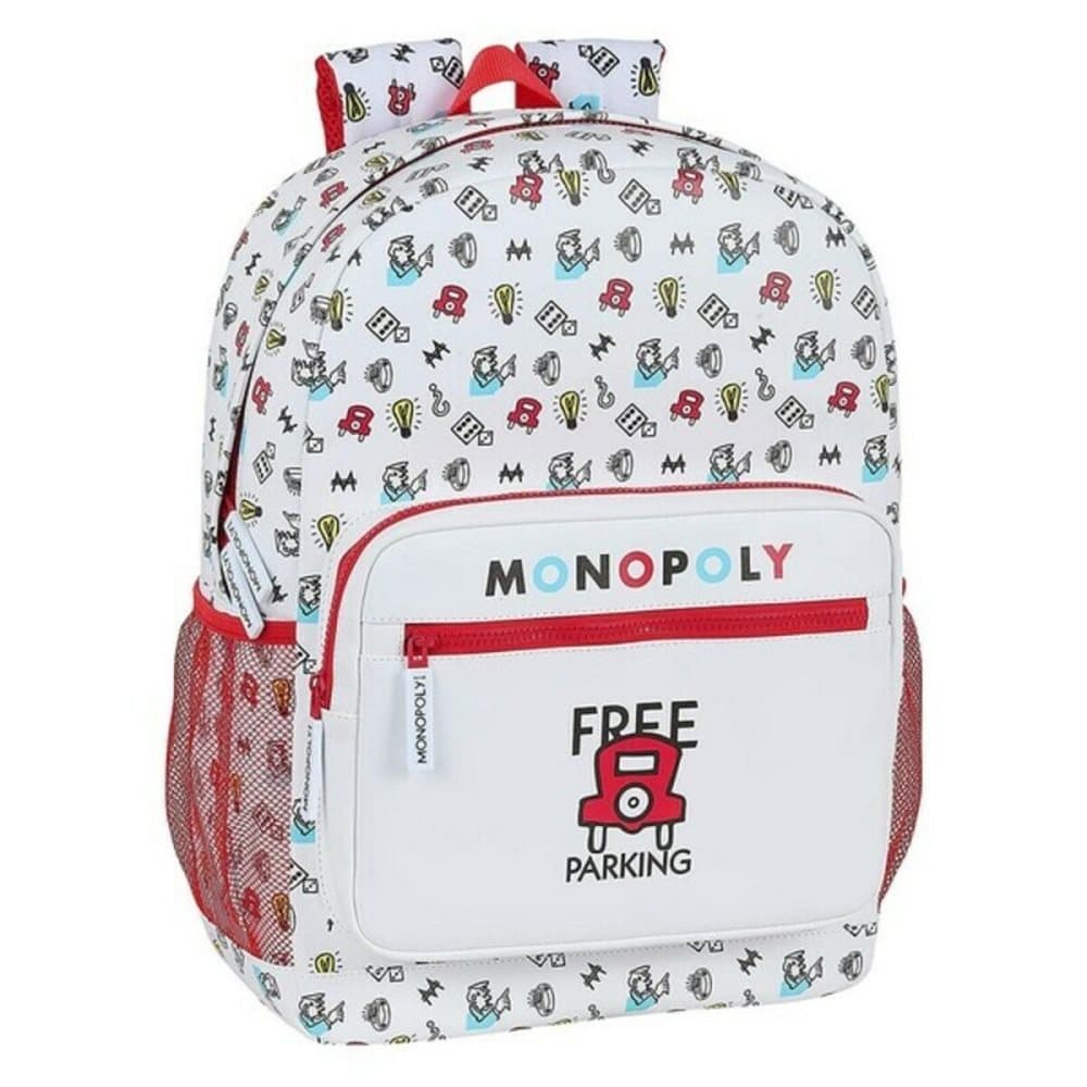 School Bag Monopoly White