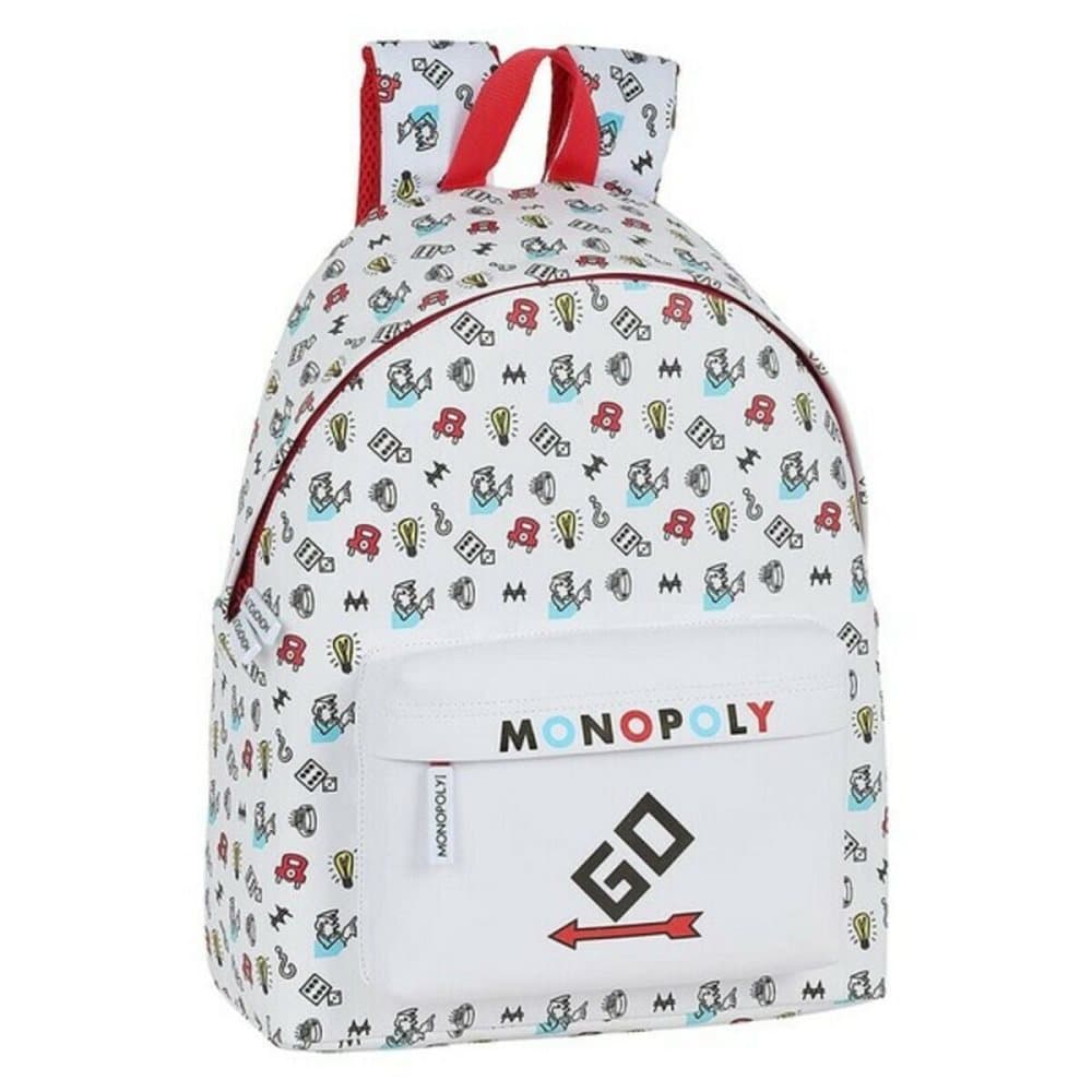 School Bag Monopoly Go White