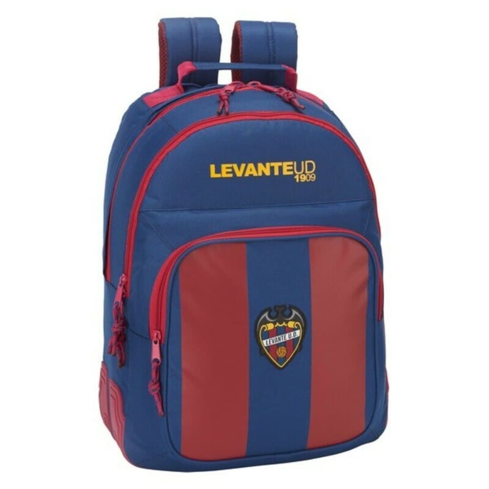 School Bag Levante U.D. Blue Deep Red stripes on front