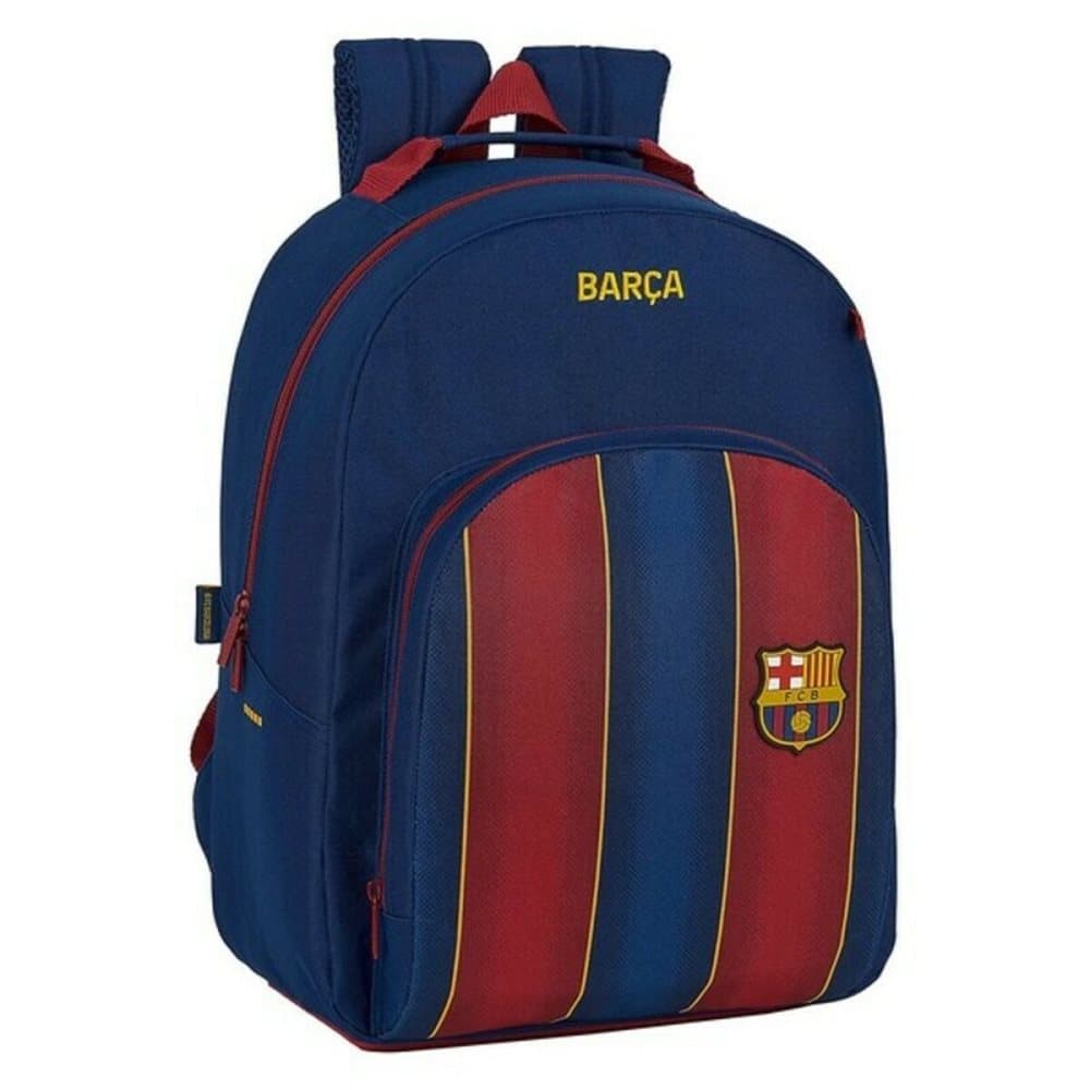 School Bag F.C. Barcelona Navy Blue stripey front