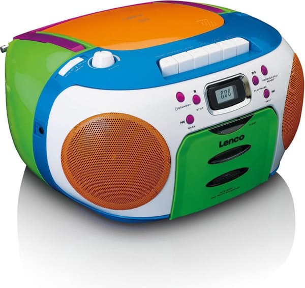 Lenco SCD-971 - Kannettava radio kasettisoittimella - Lapset