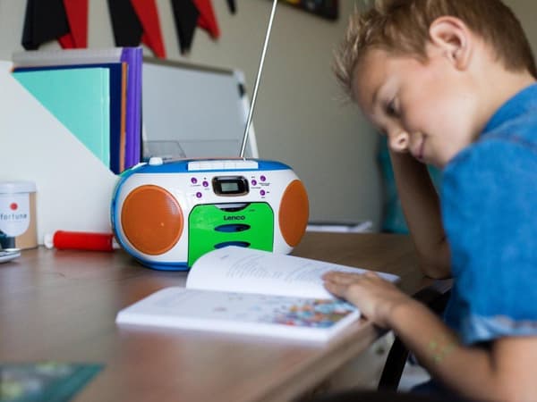 Lenco SCD-971 - Kannettava radio kasettisoittimella - Lapset