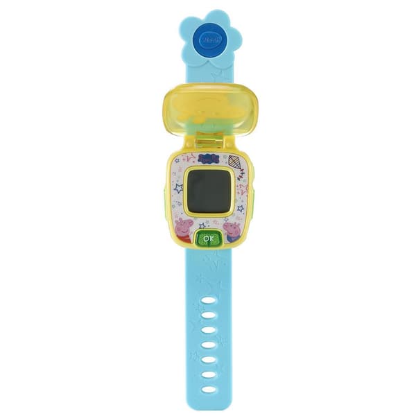 VTech Peppas lärande klocka blå. Rekommenderat kön: pojke/flicka, Rekommenderad ålder (min): 3 år. Produktens färg: Flerfärgad (80-526064)