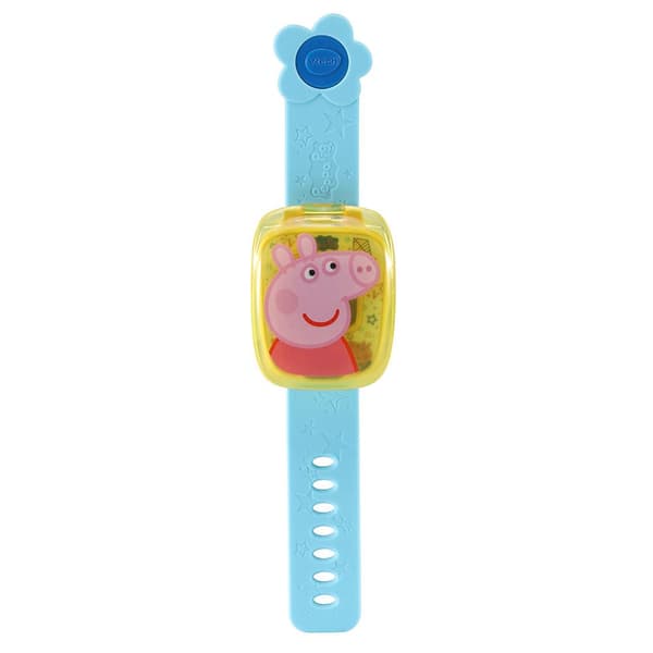 VTech Peppas lärande klocka blå. Rekommenderat kön: pojke/flicka, Rekommenderad ålder (min): 3 år. Produktens färg: Flerfärgad (80-526064)