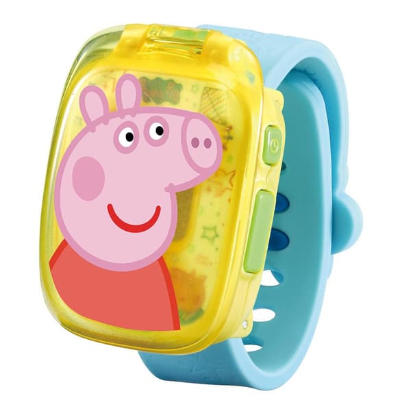 VTech Peppas lärande klocka blå. Rekommenderat kön: pojke/flicka, Rekommenderad ålder (min): 3 år. Produktens färg: Flerfärgad (80-526064)