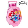Miniatyrbillede 1 af 5: 3D School Bag with Wheels 705 Princesses Disney Pink