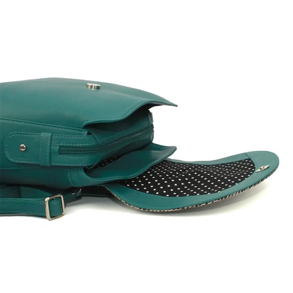 Eastern Counties Leather Petra Snake Print läder ryggsäck