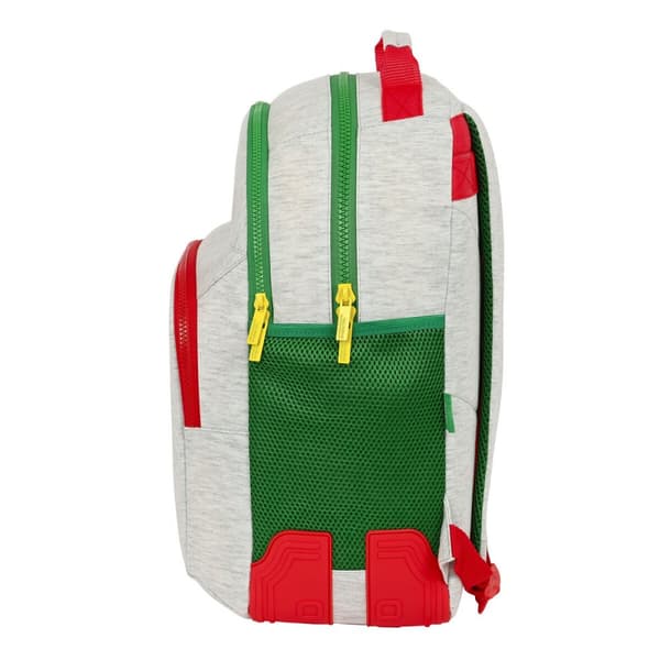 Skolebag Benetton Pop Grå (32 x 42 x 15 cm)