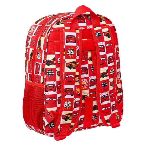 Skolryggsäck Cars Let's race Röd Vit (32 x 38 x 12 cm)