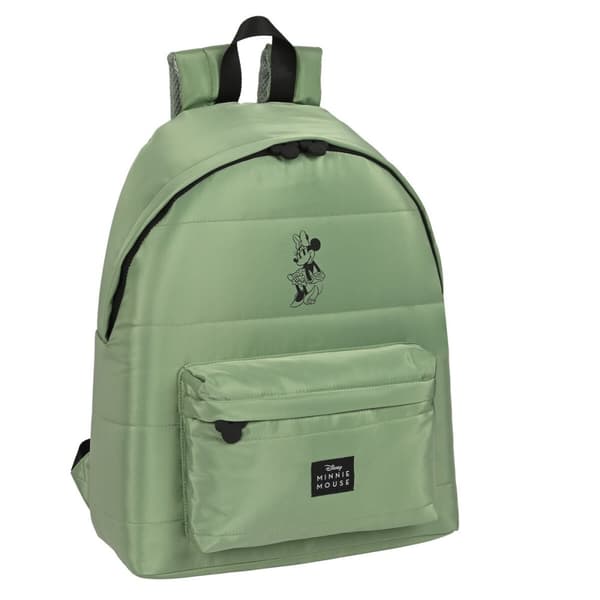 Skolebag Minnie Mouse Mint shadow Militærgrønn (33 x 42 x 15 cm)