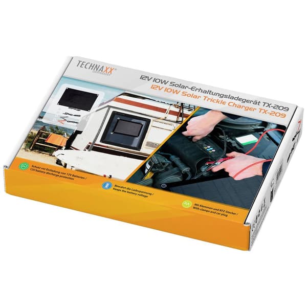 Technaxx 5018 Solcells-batteriskydd 17.9 V