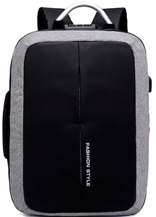 Ryggsäck Inbrottsäker 16,5" - Grå